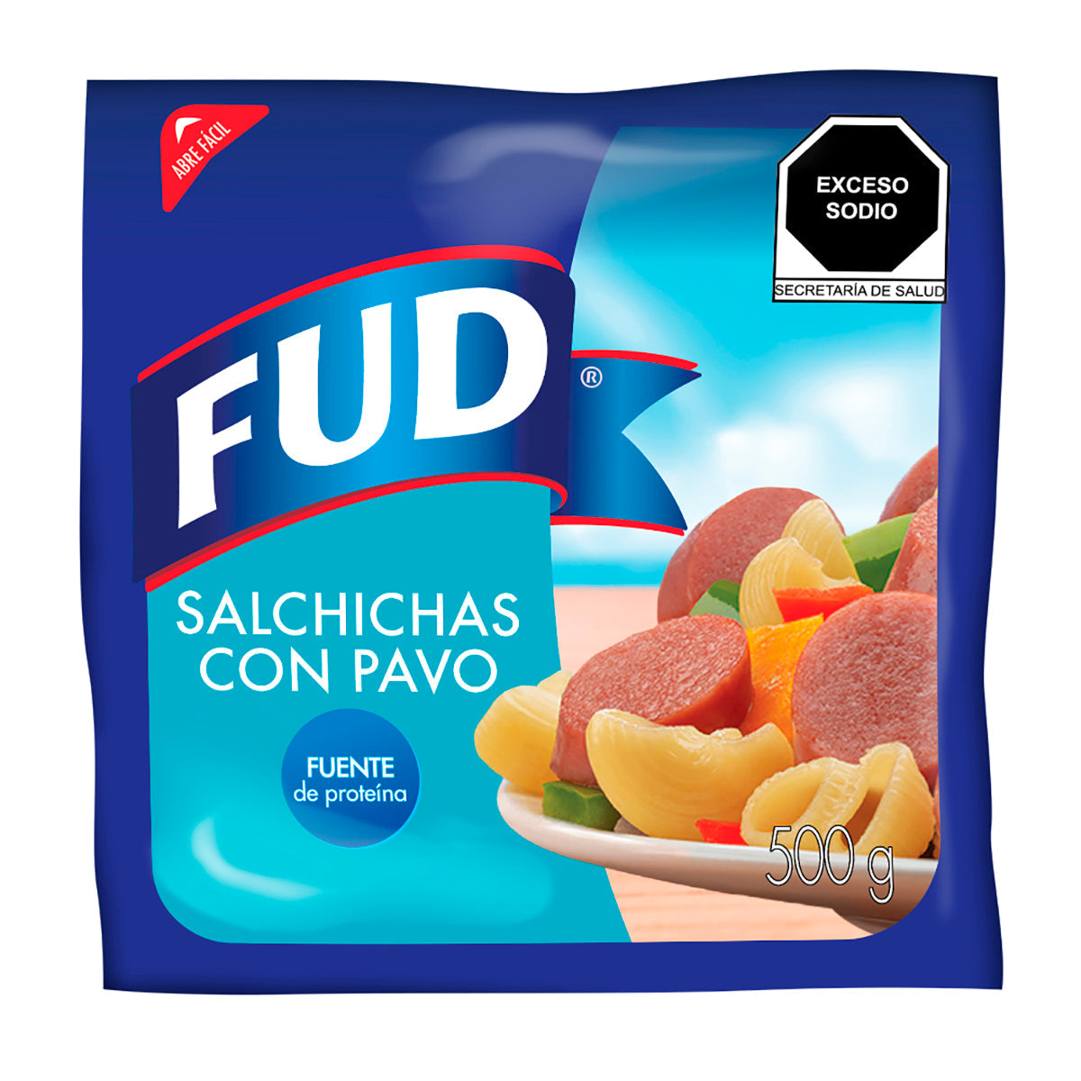 Salchicha con Pavo FUD 500 g
