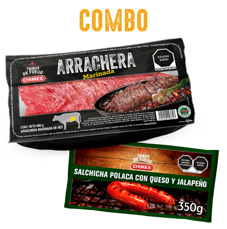 KIT Arrachera TDF + Salchicha Polaca