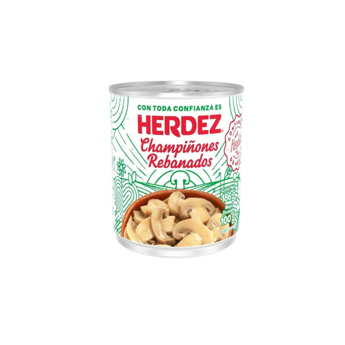 Champiñon Rebanado Herdez 186 g