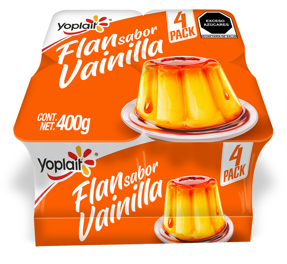 Flan Gelificado de Vainilla Yoplait 400 g