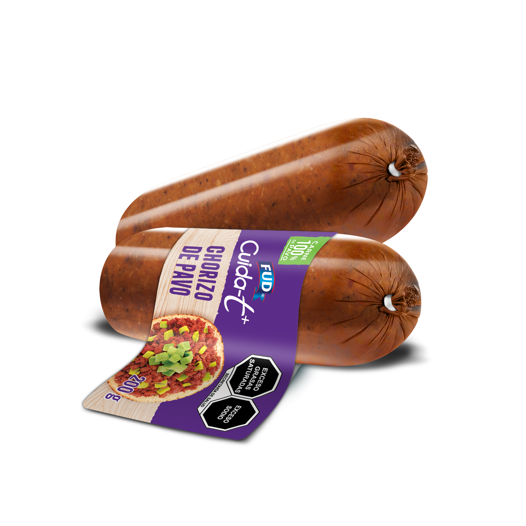 Chorizo de Pavo FUD Cuidat+ 200 g